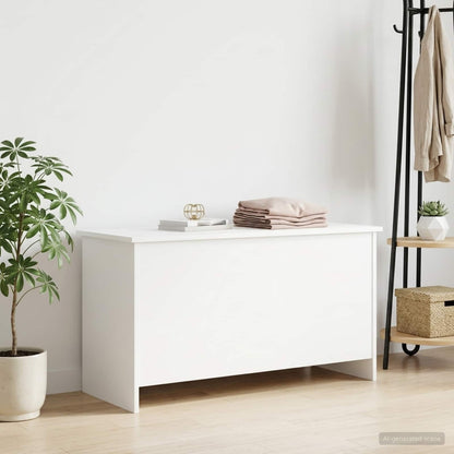 Cassa di stoccaggio con archiviazione Bianco 100 x 40 x 50 cm | homemem39