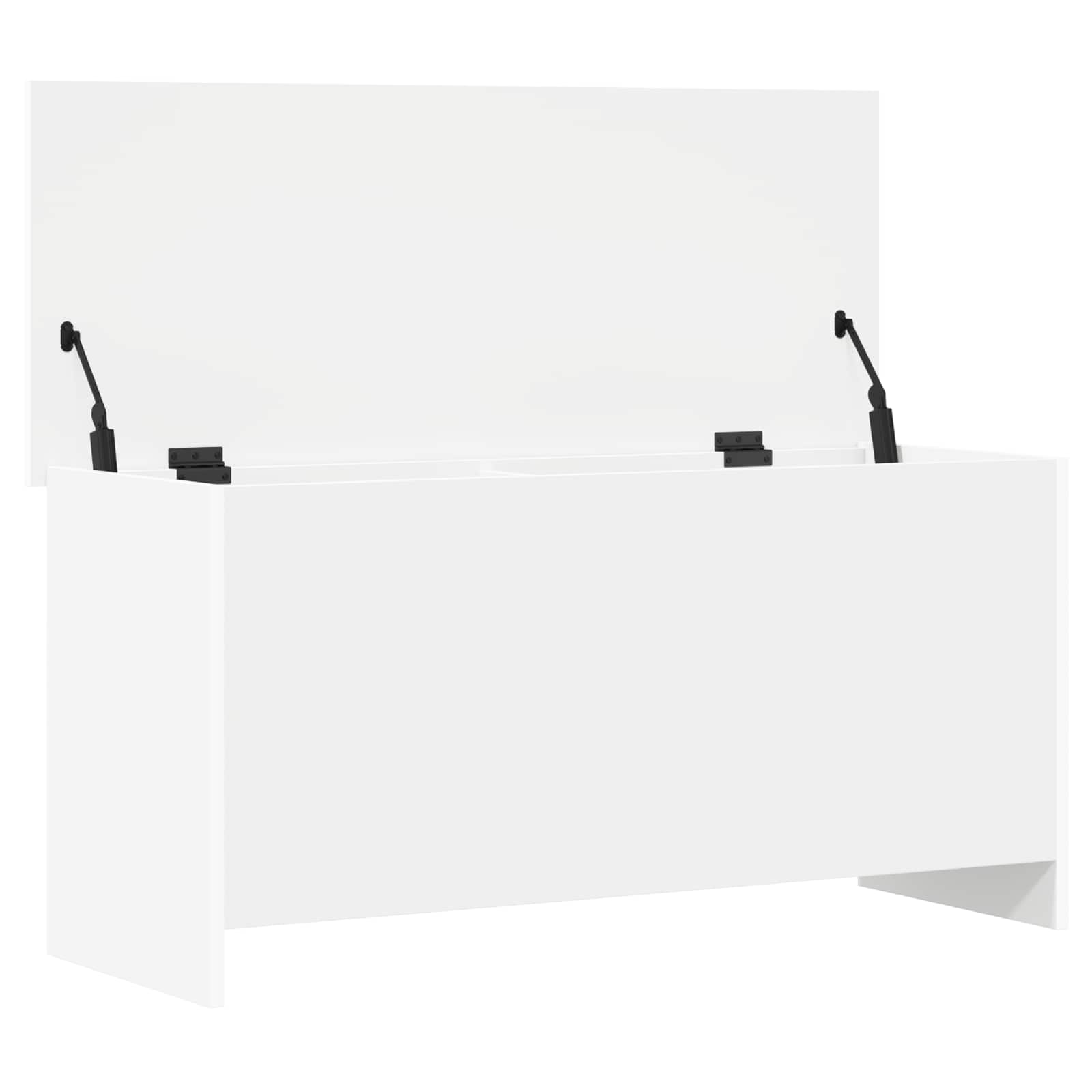 Cassa di stoccaggio con archiviazione Bianco 100 x 40 x 50 cm | homemem39