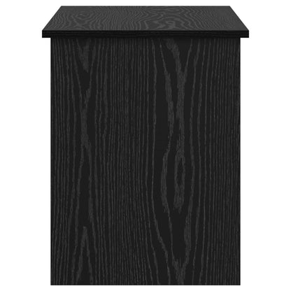 Cassa di stoccaggio Rovere Nero 100 x 40 x 50 cm | homemem39