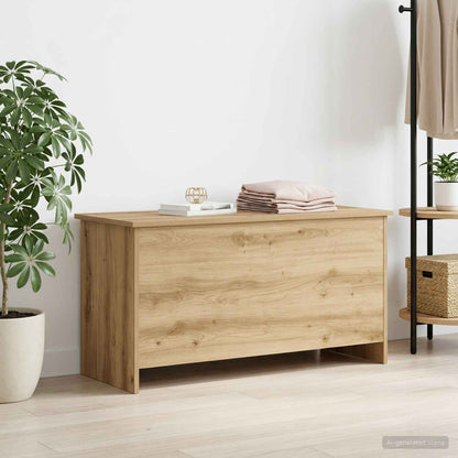 Cassa di stoccaggio Rovere Artigianale 100 x 40 x 50 cm | homemem39