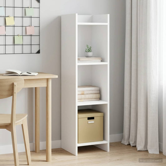 Libreria Bianco 30 x 30 x 111 cm Legno ingegnerizzato | homemem39