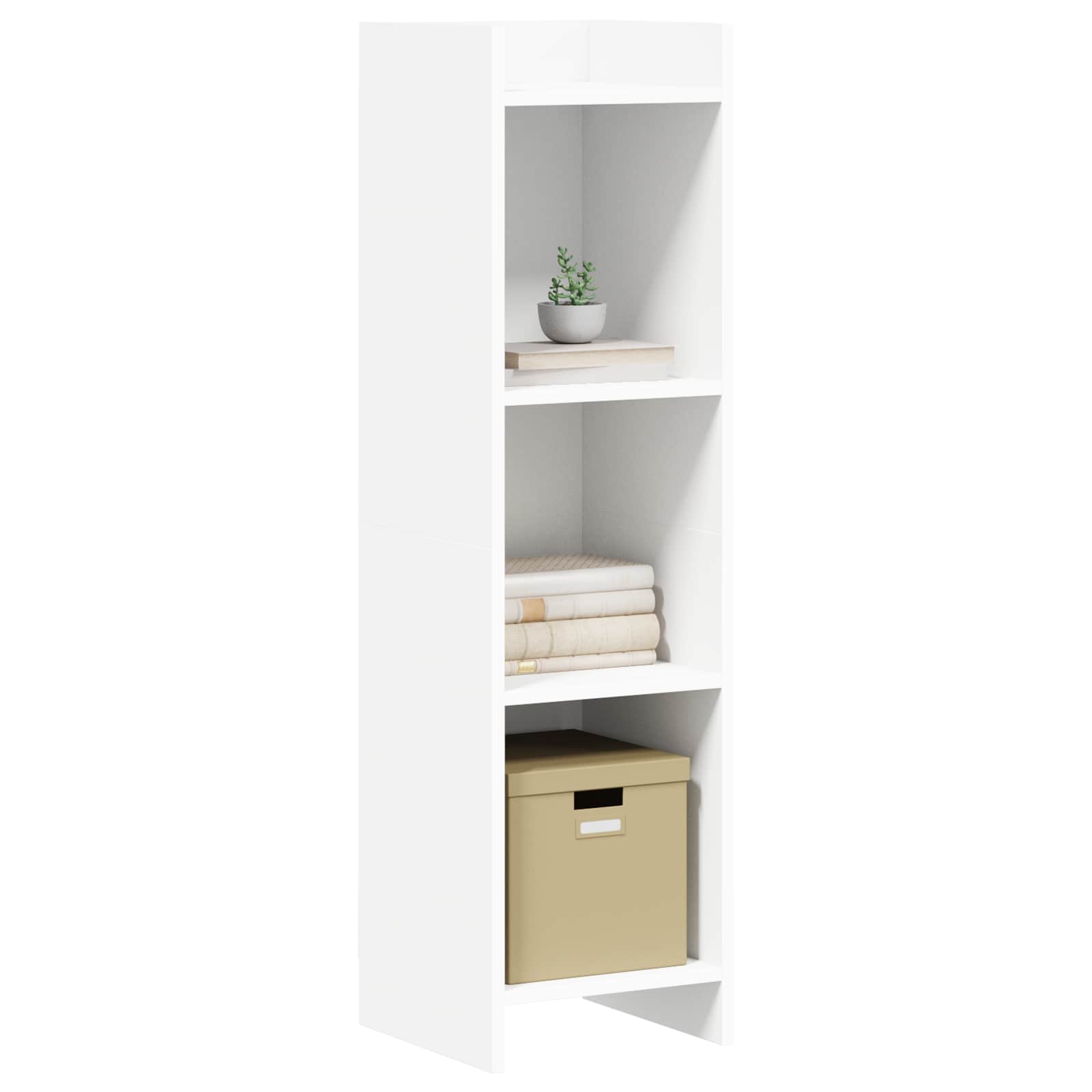 Libreria Bianco 30 x 30 x 111 cm Legno ingegnerizzato | homemem39