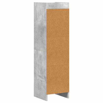 Libreria Grigio Concretè 30 x 30 x 111 cm Legno ingegnerizzato | homemem39