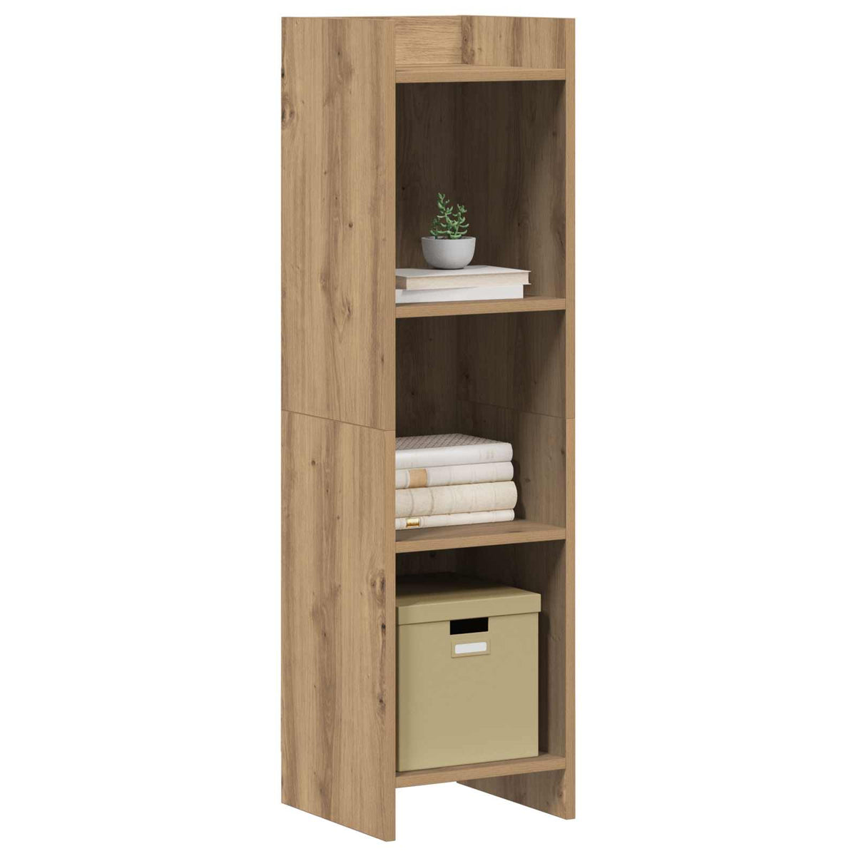 Libreria 3 livelli 30 x 30 x 111 cm Rovere Artigianale
