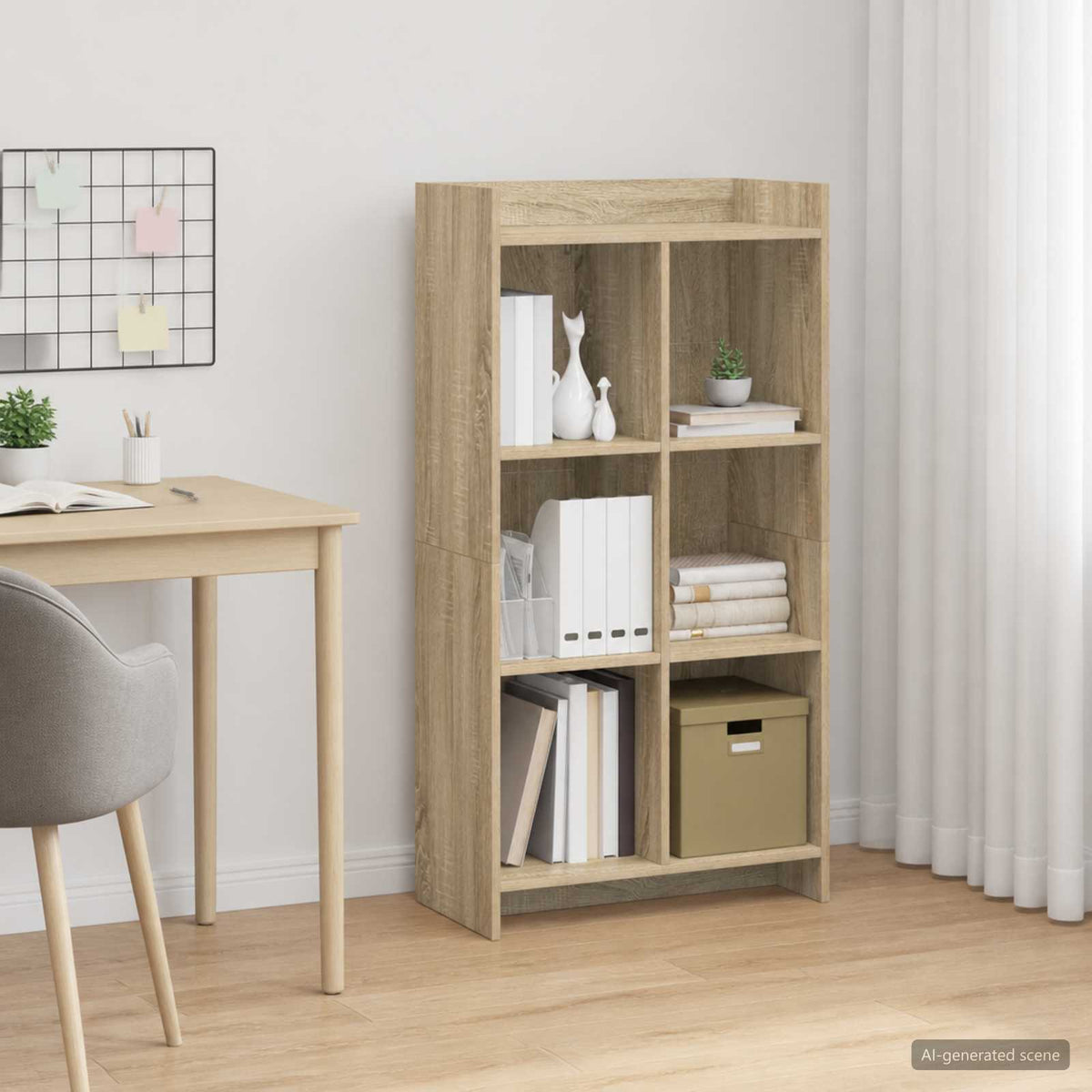 Libreria Rovere Sonoma 59 x 30 x 111 cm Legno ingegnerizzato