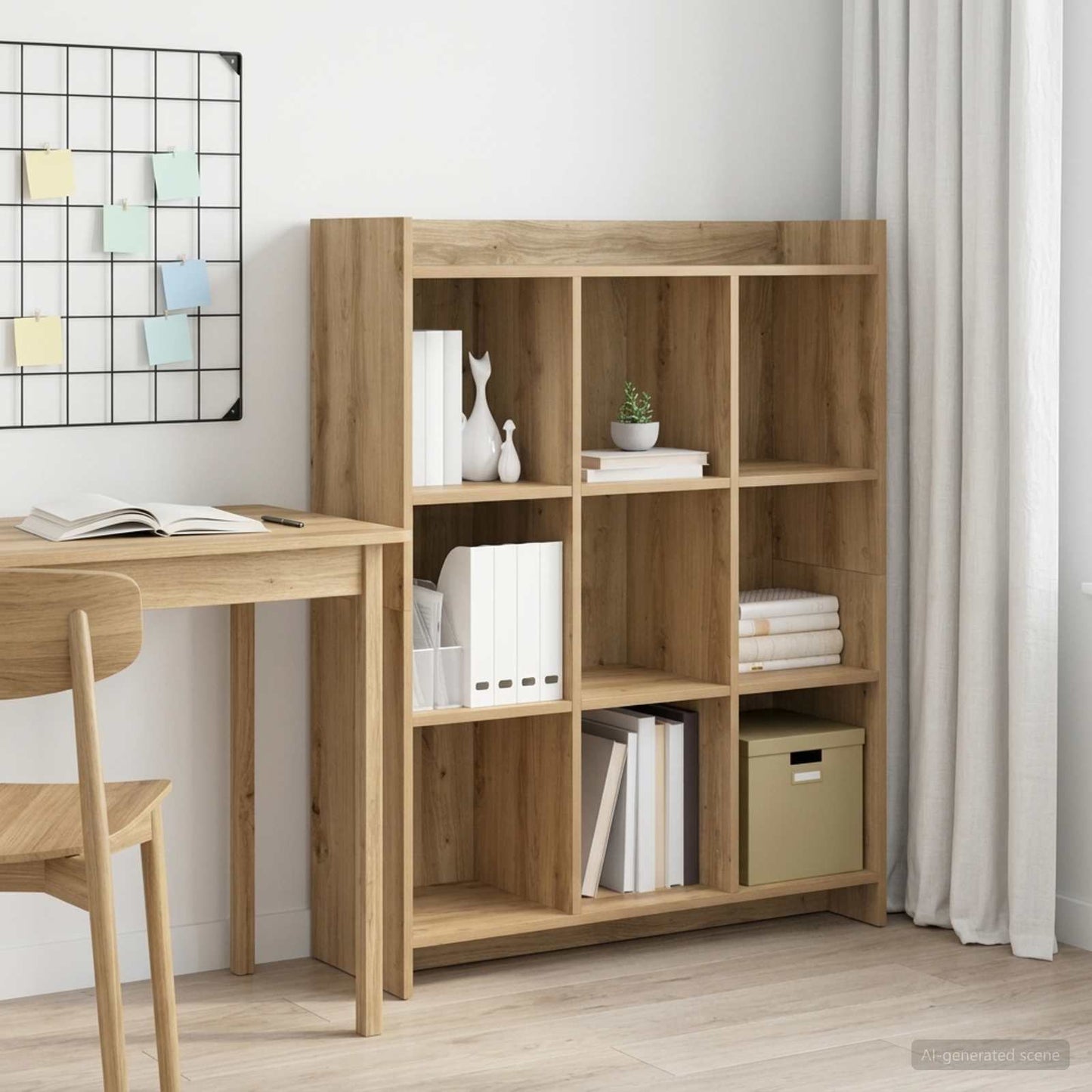 Libreria 9 livelli 87,5 x 30 x 111 cm Legno ingegnerizzato | homemem39