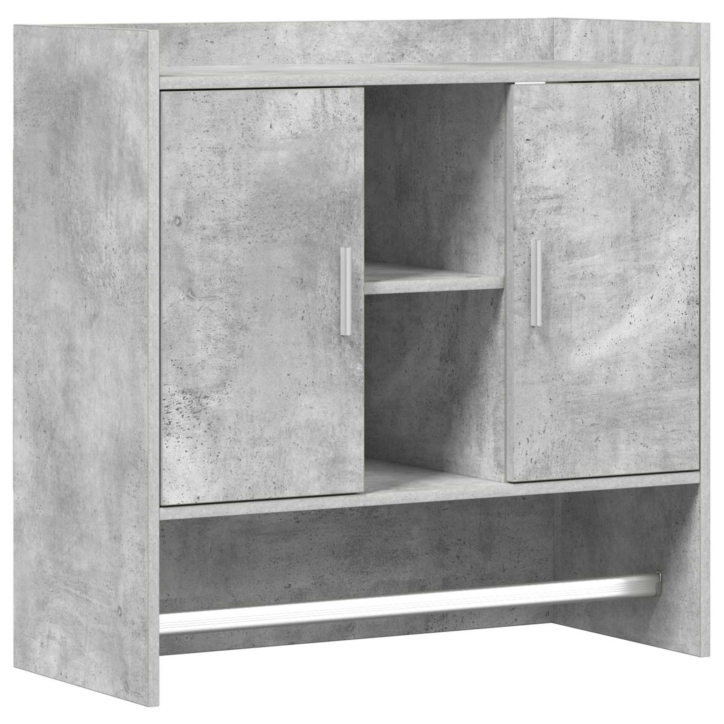 Scaffale da parete A parete Grigio Cemento 80 x 36 x 80 cm | homemem39