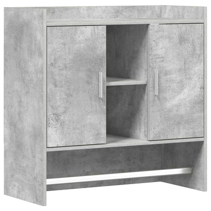 Scaffale da parete A parete Grigio Cemento 80 x 36 x 80 cm | homemem39