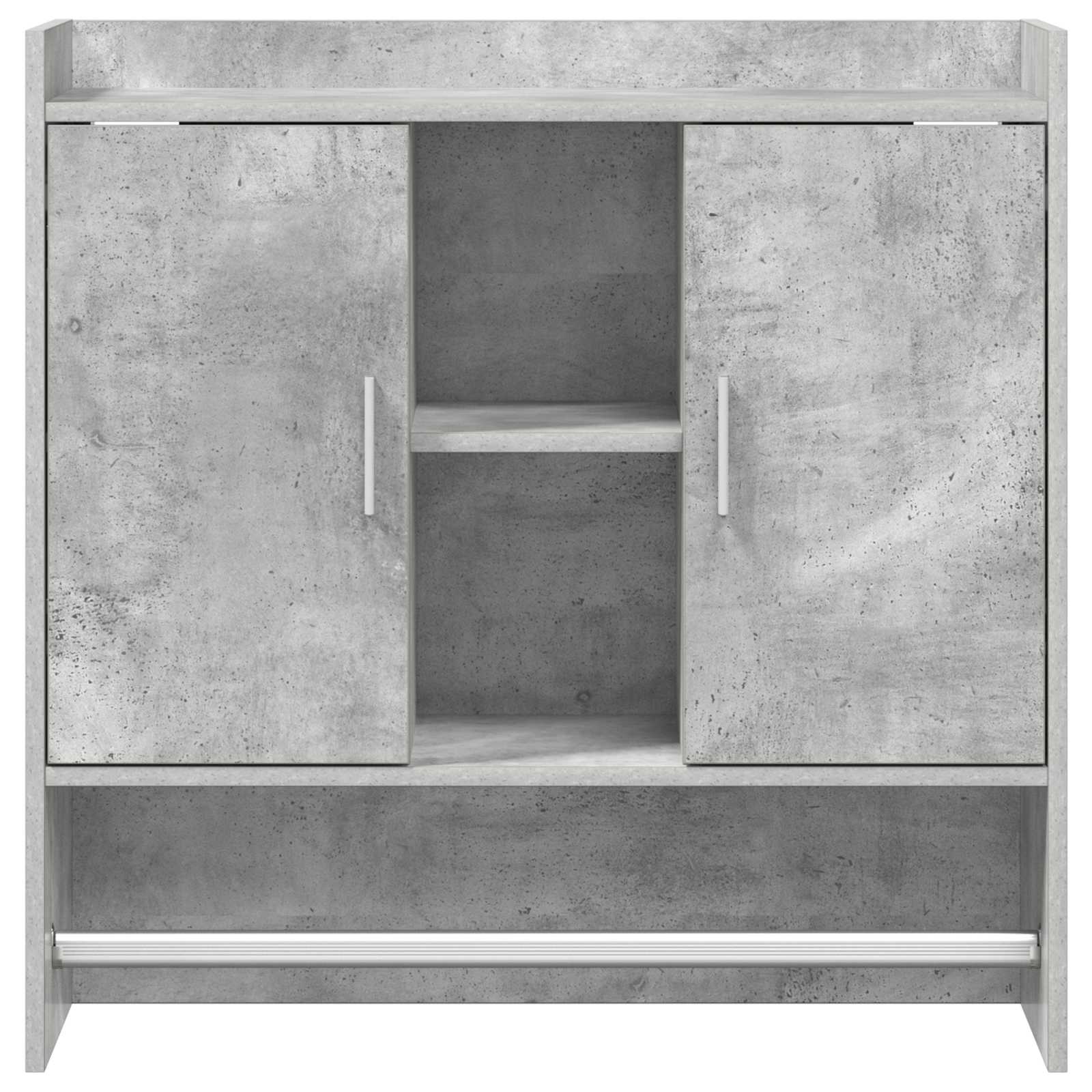Scaffale da parete A parete Grigio Cemento 80 x 36 x 80 cm | homemem39