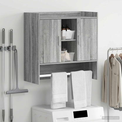 Scaffale da parete A parete Sonoma grigio 80 x 36 x 80 cm | homemem39
