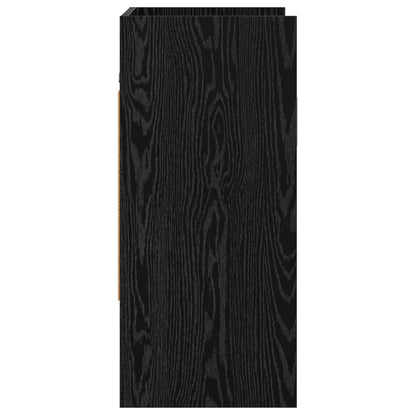 Scaffale da parete A parete Rovere Nero 80 x 36 x 80 cm | homemem39