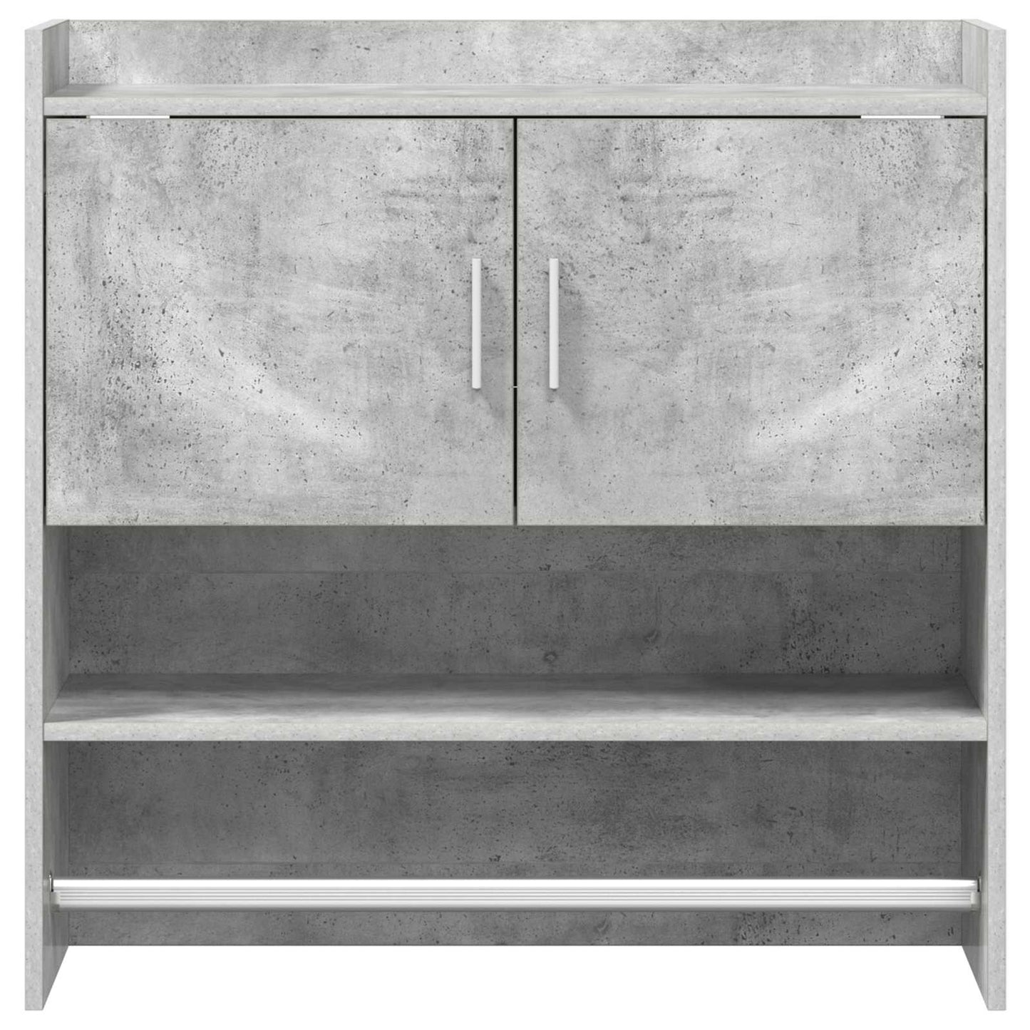 Scaffale da parete A parete Grigio Cemento 80 x 36 x 80 cm | homemem39