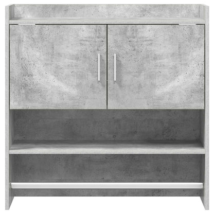 Scaffale da parete A parete Grigio Cemento 80 x 36 x 80 cm | homemem39