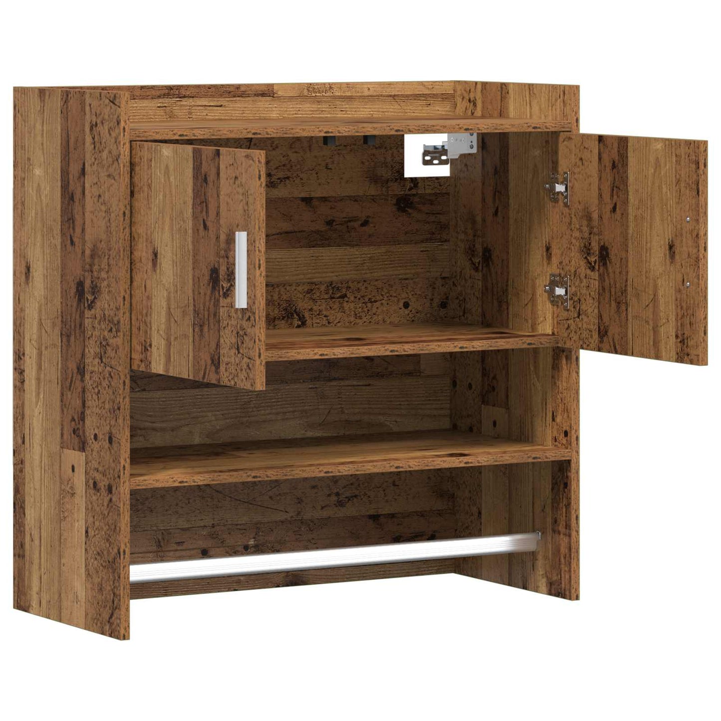 Scaffale da parete A parete Legno antico 80 x 36 x 80 cm | homemem39