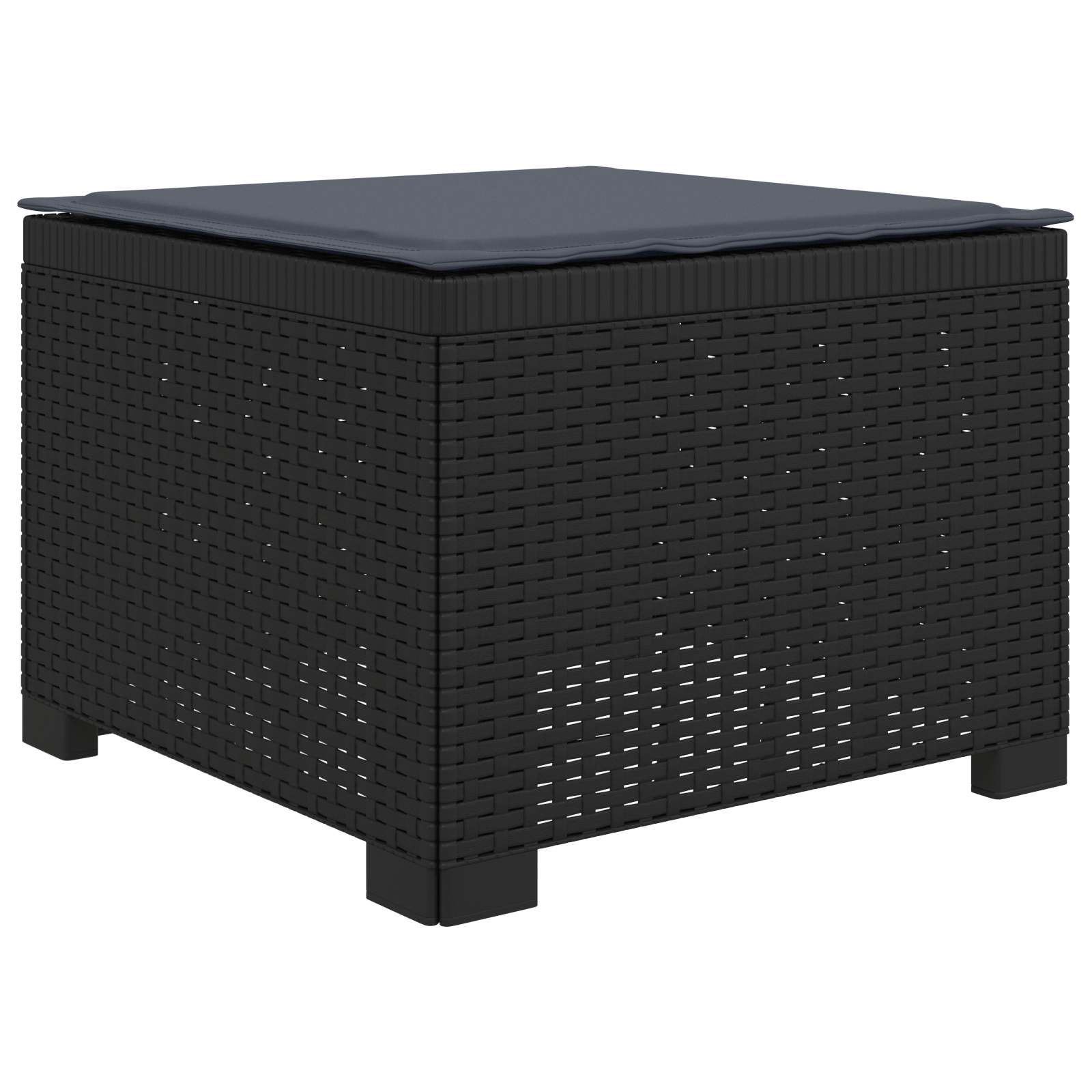 Divano da Giardino a 1 Posto con Cuscino Aspetto Rattan PP | homemem39