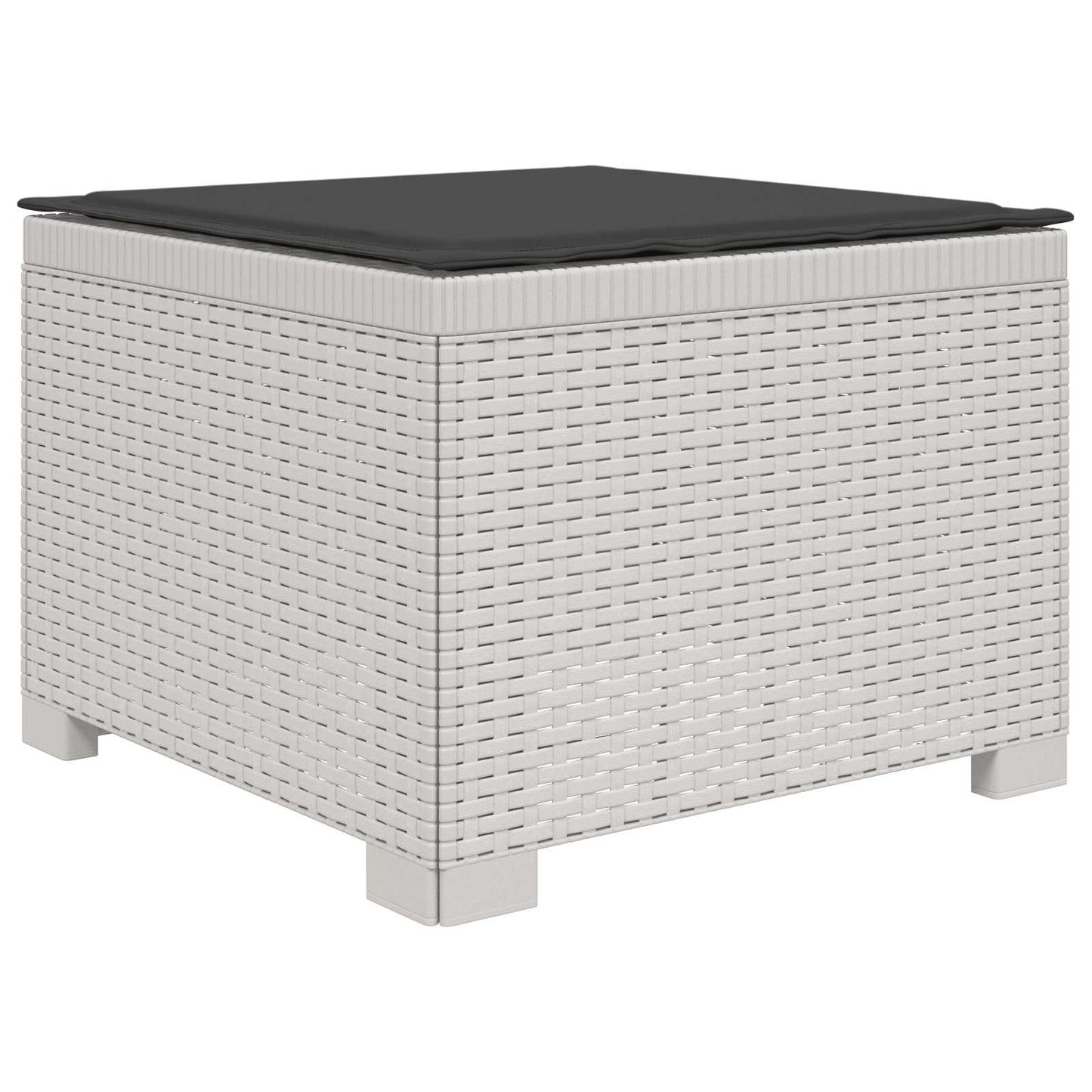 Divano da Giardino a 1 Posto con Cuscino Aspetto Rattan PP | homemem39