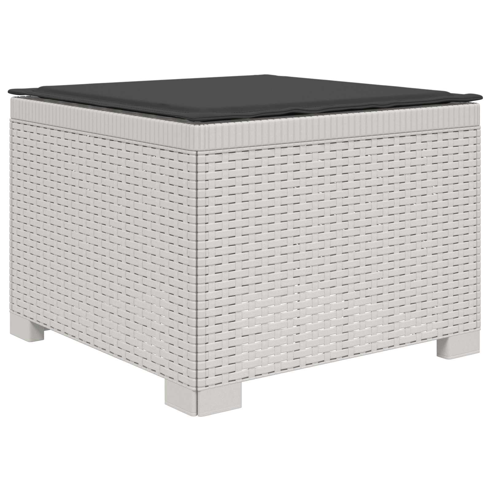 Divano da Giardino a 1 Posto con Cuscino Aspetto Rattan PP | homemem39