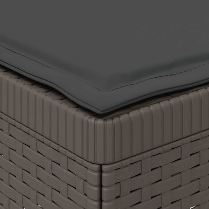 Divano da Giardino a 1 Posto con Cuscino Aspetto Rattan PP | homemem39