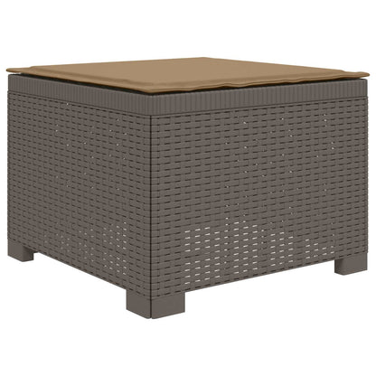 Divano da Giardino a 1 Posto con Cuscino Aspetto Rattan PP | homemem39