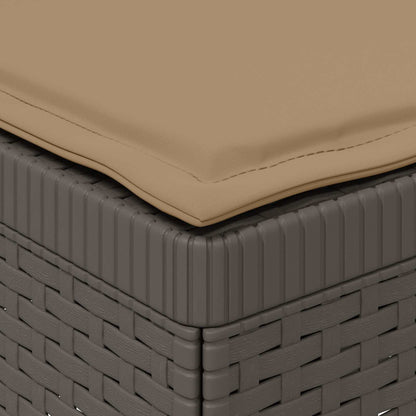 Divano da Giardino a 1 Posto con Cuscini Aspetto Rattan PP | homemem39