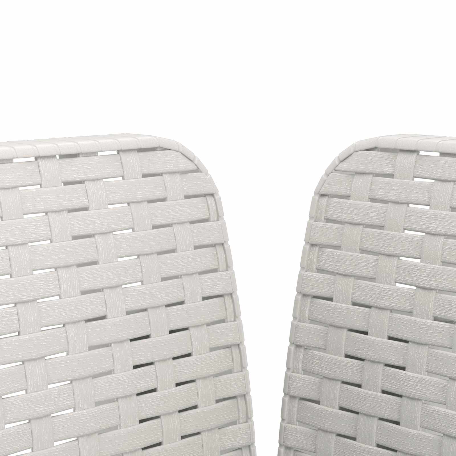 Poltrona a 1 Posto Aspetto Rattan PP Bianco | homemem39