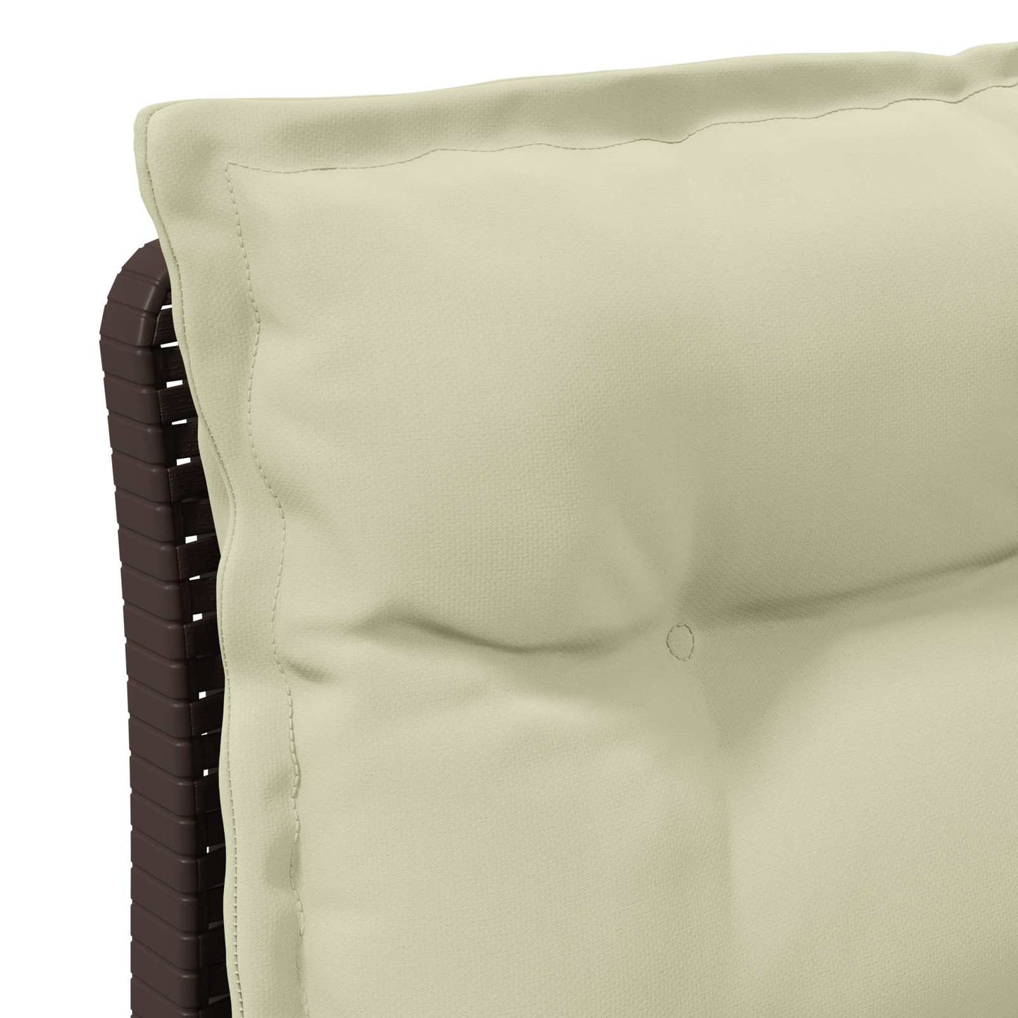 Divano da giardino 3 posti con cuscini in look rattan PP | homemem39