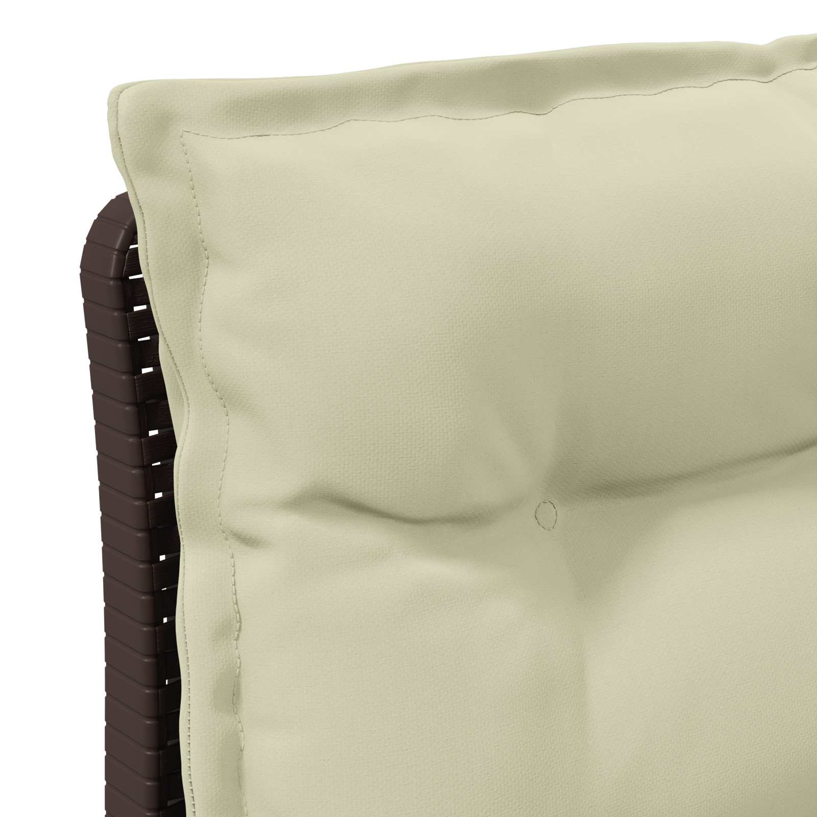 Divano da Giardino a 2 Posti con Cuscini Aspetto Rattan PP | homemem39