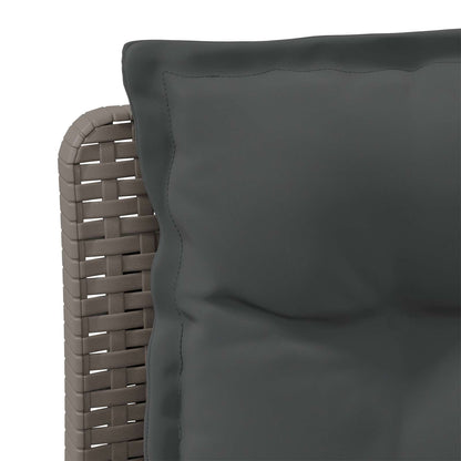 Divano da Giardino a 2 Posti con Cuscini Aspetto Rattan PP | homemem39
