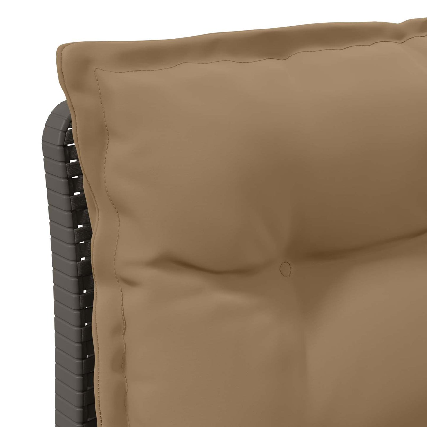 Divano da giardino 3 posti con cuscini in look rattan PP | homemem39