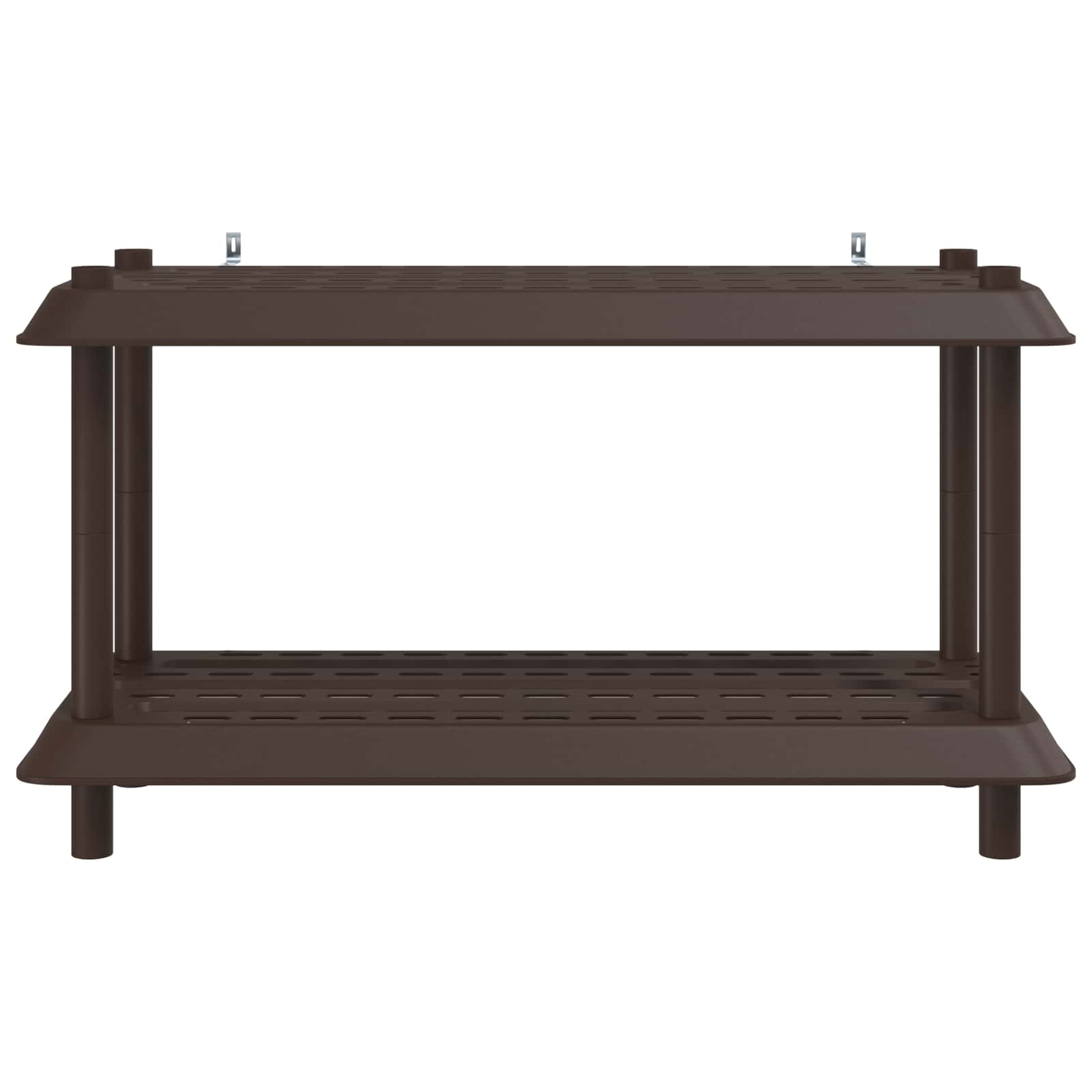 Unità di scaffalatura 2 livelli 100 x 40 x 55,5 cm PP Marrone | homemem39
