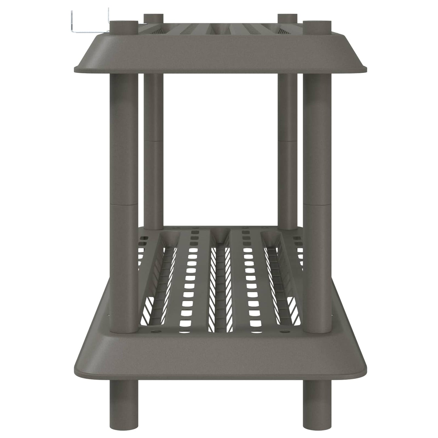 Unità di scaffalatura 2 livelli 100 x 40 x 55,5 cm PP | homemem39