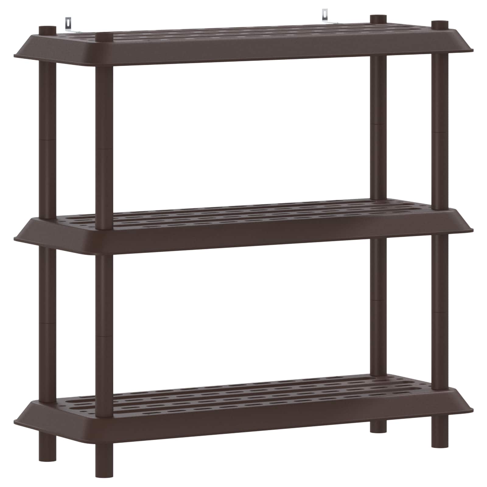 Unità di scaffalatura 3 livelli 100 x 40 x 96 cm PP Marrone | homemem39