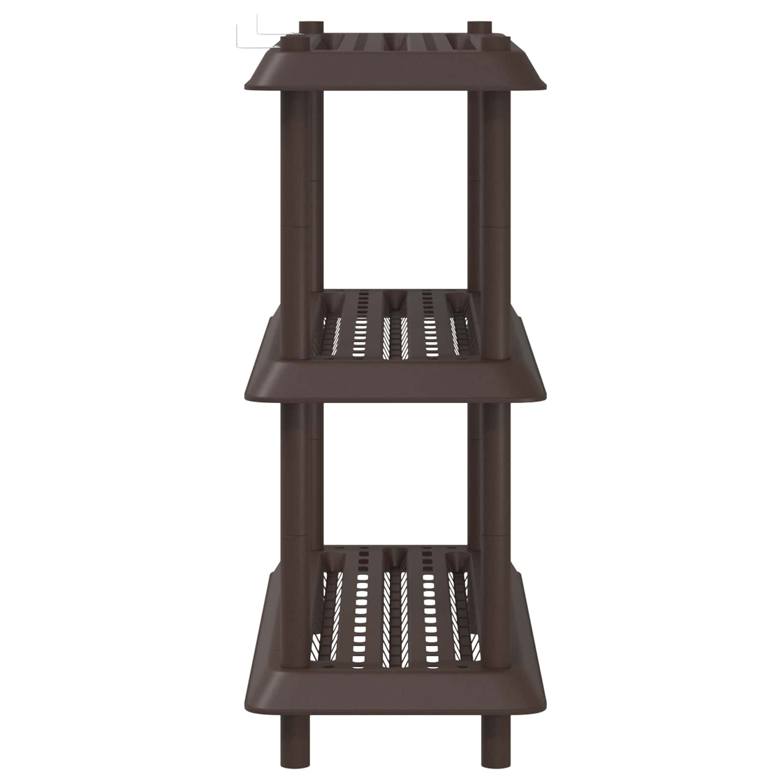 Unità di scaffalatura 3 livelli 100 x 40 x 96 cm PP Marrone | homemem39