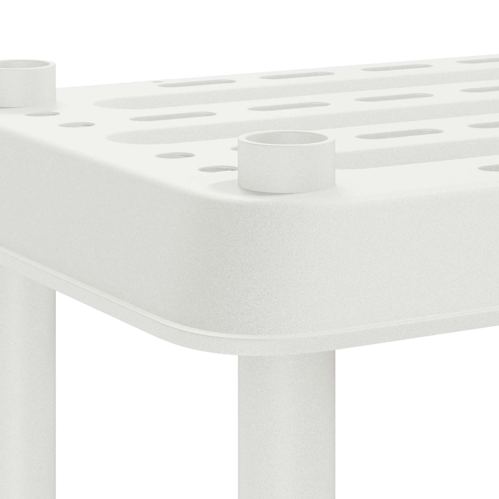 Unità di scaffalatura 3 livelli 100 x 40 x 96 cm PP Bianco | homemem39