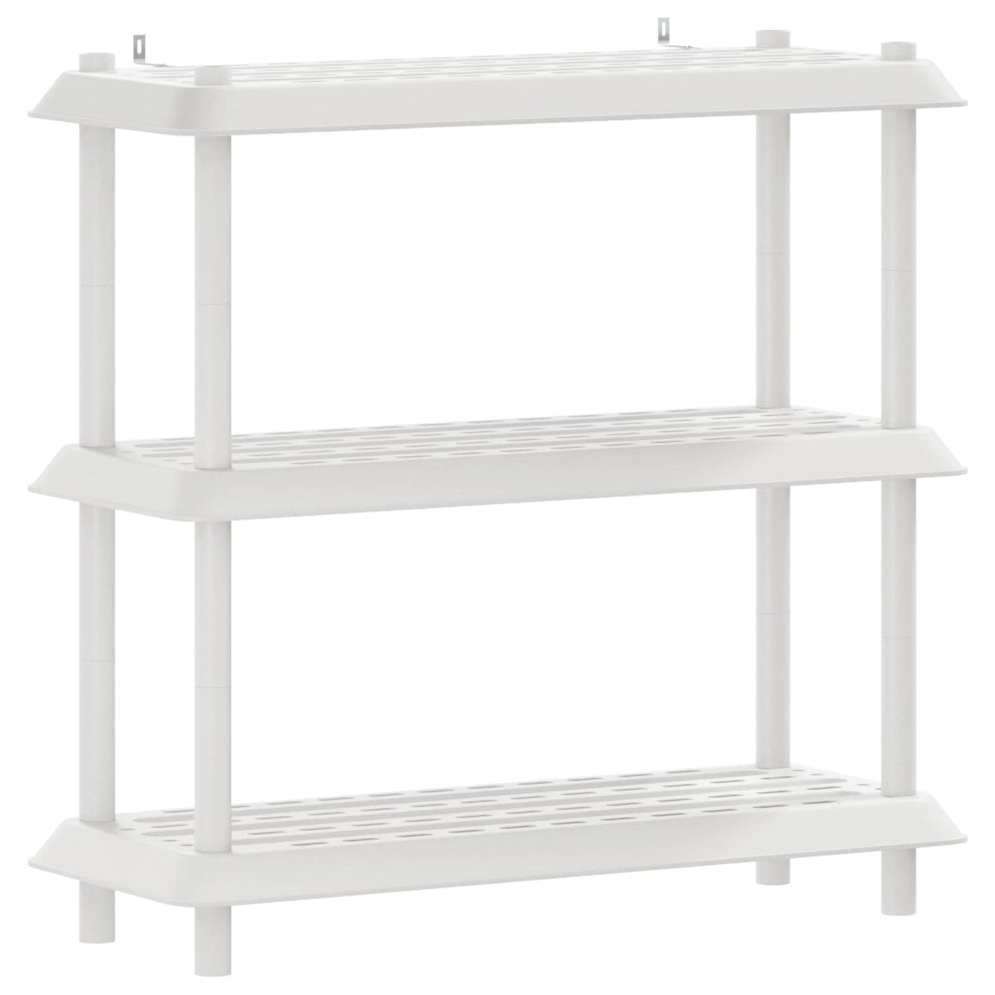 Unità di scaffalatura 3 livelli 100 x 40 x 96 cm PP Bianco | homemem39