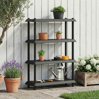 Unità di scaffalatura 4 livelli 100 x 40 x 136,5 cm PP | homemem39