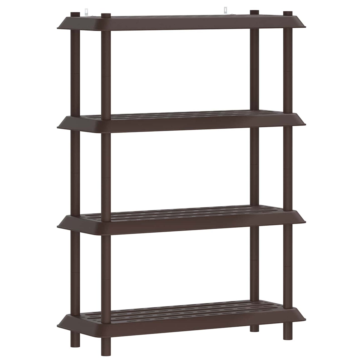 Unità di scaffalatura 4 livelli 100 x 40 x 136,5 cm PP Marrone | homemem39