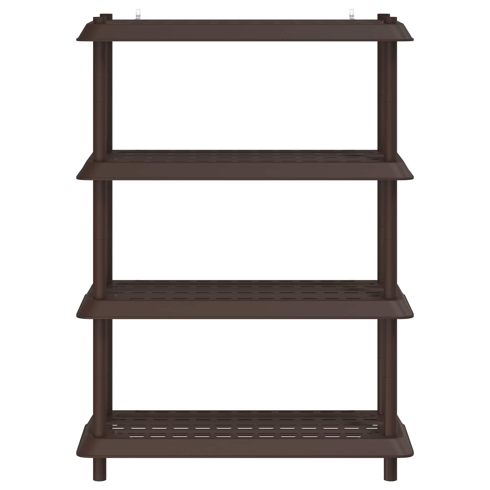 Unità di scaffalatura 4 livelli 100 x 40 x 136,5 cm PP Marrone | homemem39