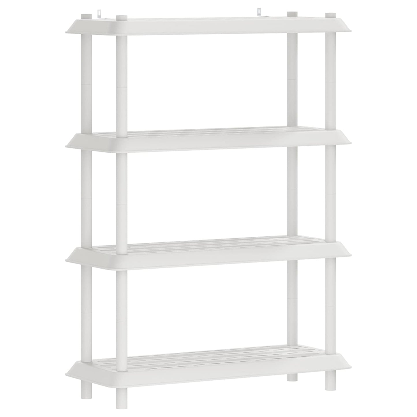 Unità di scaffalatura 4 livelli 100 x 40 x 136,5 cm PP Bianco | homemem39
