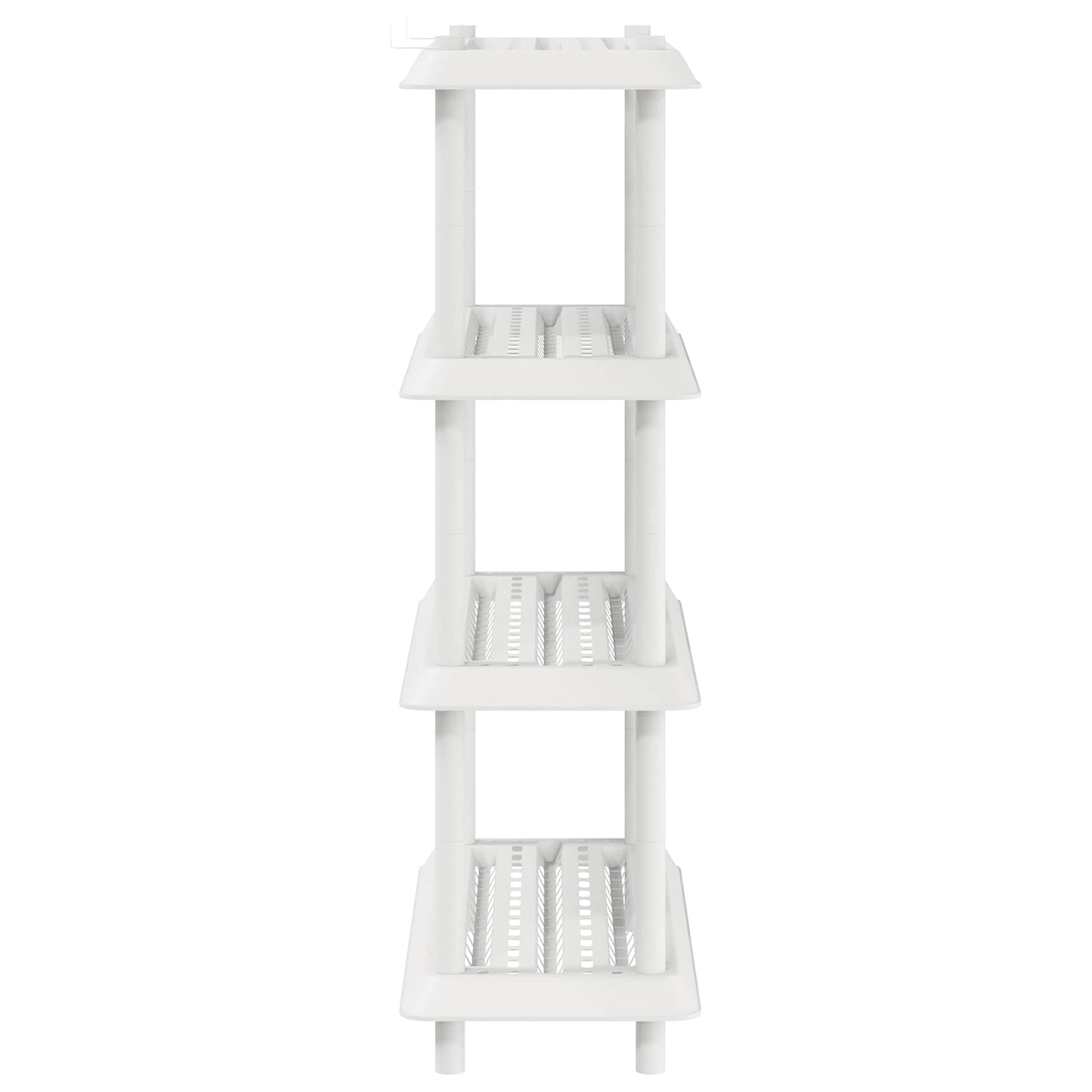 Unità di scaffalatura 4 livelli 100 x 40 x 136,5 cm PP Bianco | homemem39