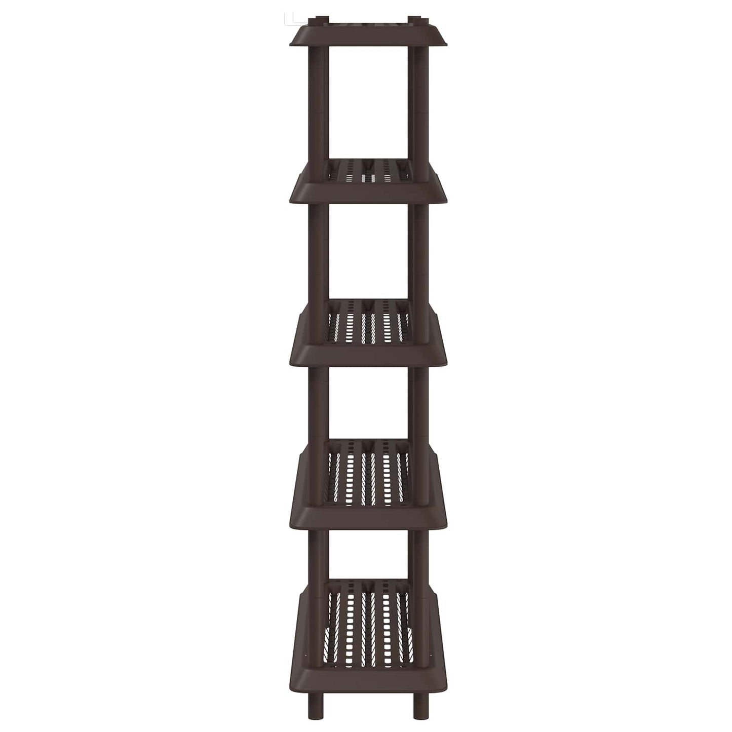 Unità di scaffalatura 5 livelli 100 x 40 x 177 cm PP Marrone | homemem39