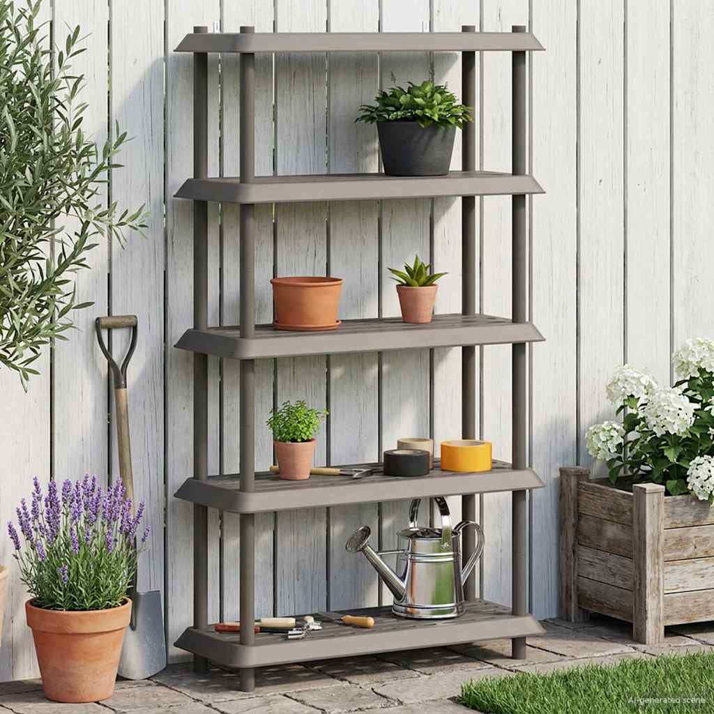Unità di scaffalatura 5 livelli 100 x 40 x 177 cm PP | homemem39