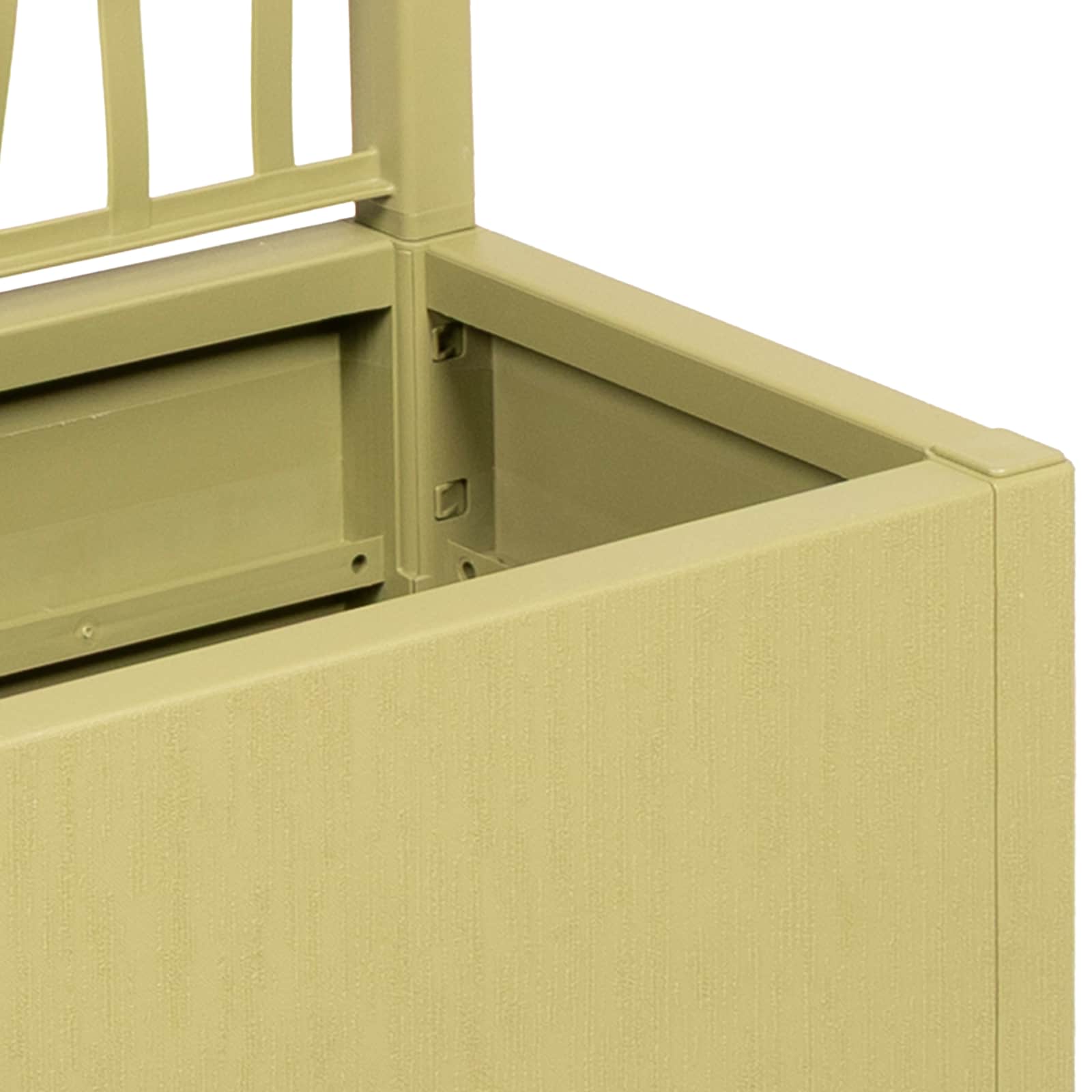 Vaso da Giardino con Trellis Verde 80 x 36 x 140 cm PP | homemem39