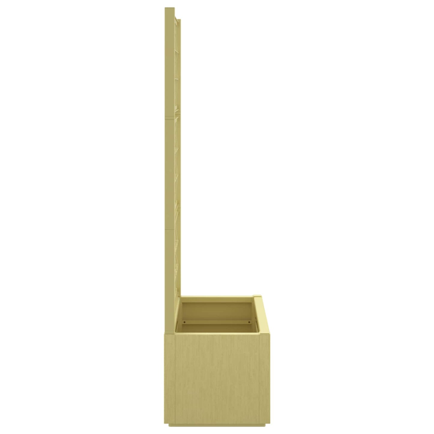 Vaso da Giardino con Trellis Verde 80 x 36 x 140 cm PP