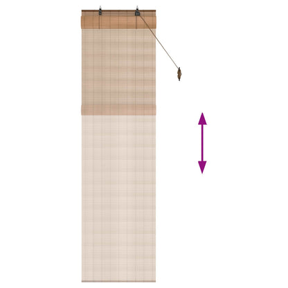 Tenda a rullo Marrone 50 x 220 cm Bambù