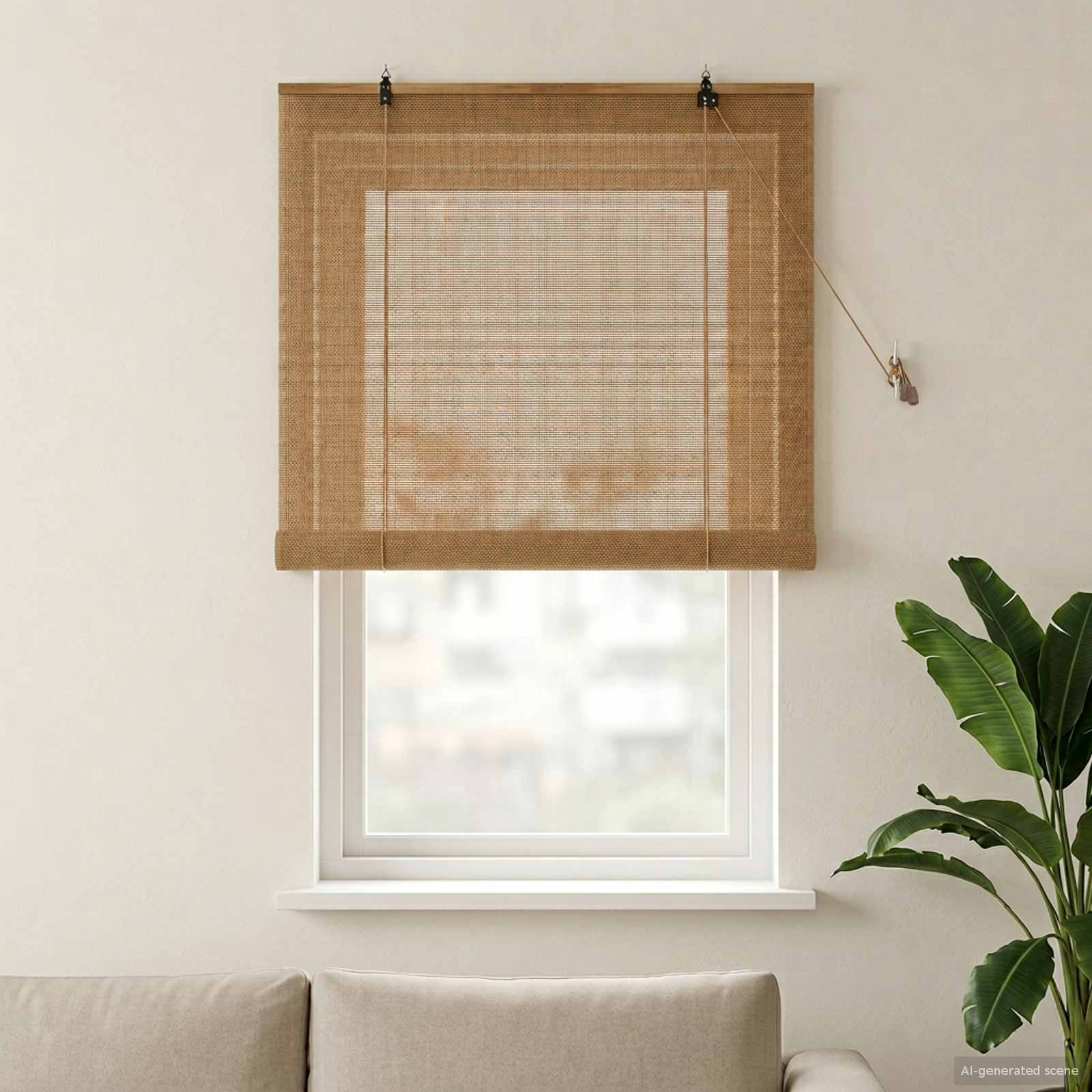 Tenda a rullo Marrone 110 x 160 cm Bambù | homemem39