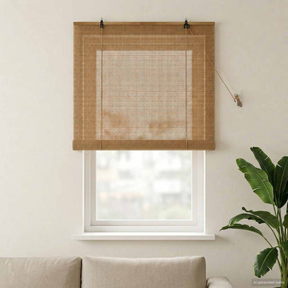 Tenda a rullo Marrone 110 x 160 cm Bambù | homemem39