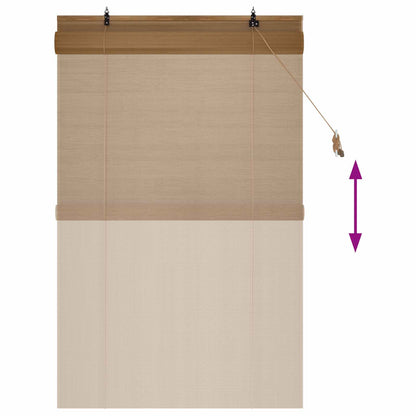 Tenda a rullo Marrone 110 x 160 cm Bambù | homemem39
