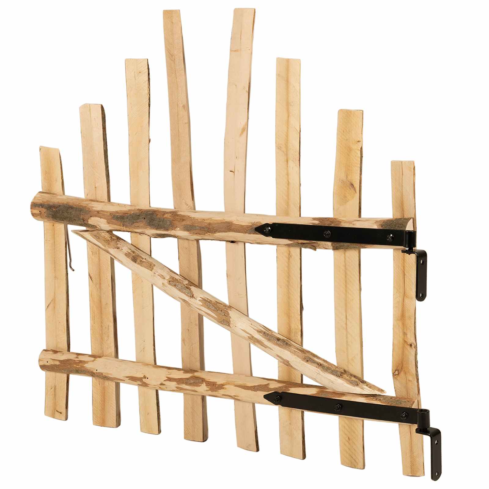 Cancello della recinzione arcuato 100 x 90 cm | homemem39