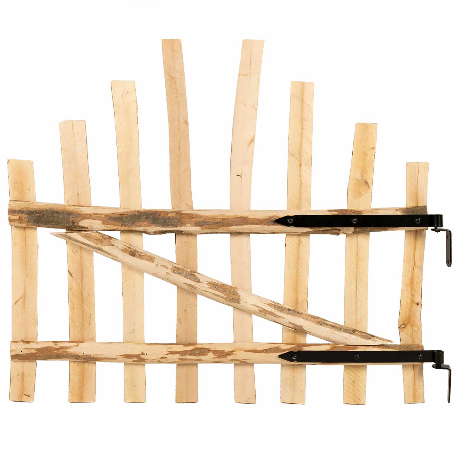 Cancello della recinzione arcuato 100 x 90 cm | homemem39